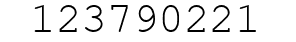 Number 123790221.