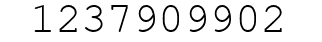 Number 1237909902.