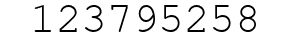 Number 123795258.