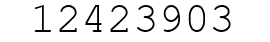 Number 12423903.