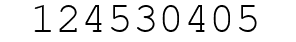 Number 124530405.