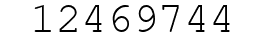 Number 12469744.