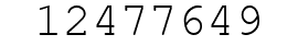 Number 12477649.