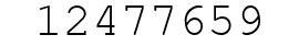 Number 12477659.