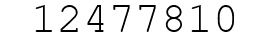 Number 12477810.