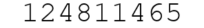 Number 124811465.