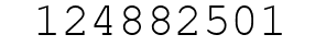 Number 124882501.