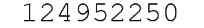 Number 124952250.