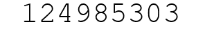 Number 124985303.