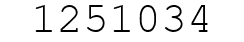 Number 1251034.