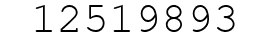 Number 12519893.