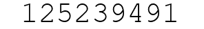 Number 125239491.