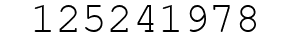 Number 125241978.