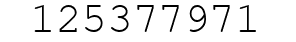 Number 125377971.