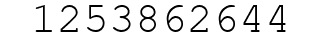 Number 1253862644.