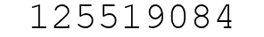 Number 125519084.