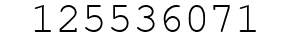 Number 125536071.
