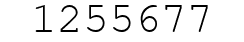 Number 1255677.