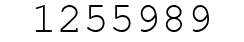 Number 1255989.