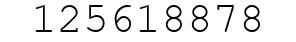 Number 125618878.