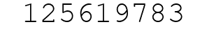 Number 125619783.