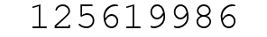 Number 125619986.