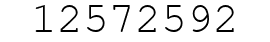 Number 12572592.