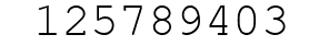 Number 125789403.