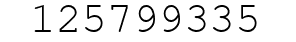 Number 125799335.