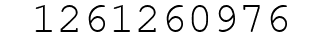 Number 1261260976.