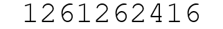 Number 1261262416.
