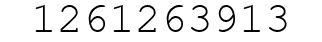 Number 1261263913.
