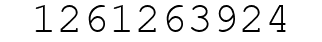 Number 1261263924.