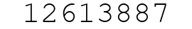 Number 12613887.