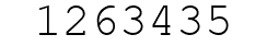 Number 1263435.