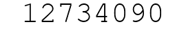 Number 12734090.