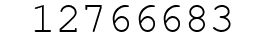 Number 12766683.