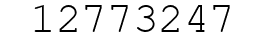 Number 12773247.