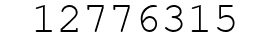 Number 12776315.