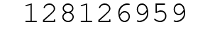 Number 128126959.