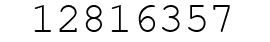 Number 12816357.