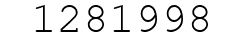 Number 1281998.