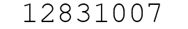 Number 12831007.