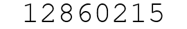 Number 12860215.