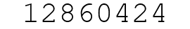 Number 12860424.