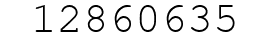 Number 12860635.