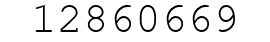 Number 12860669.