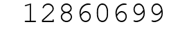 Number 12860699.