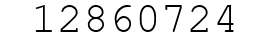 Number 12860724.