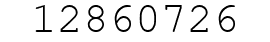 Number 12860726.